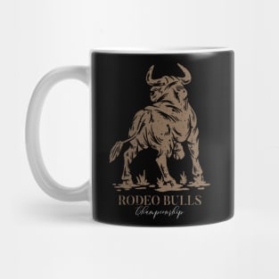 Rodeo bulls championship Mug